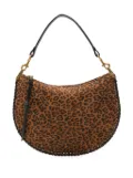 ISABEL MARANT Oskan Soft zip shoulder bag - Brown