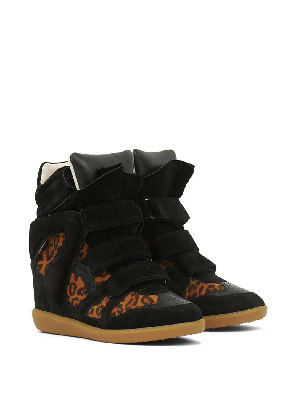 ISABEL MARANT baskets compensées Bekett à imprimé léopard | baskets montantes | Image 2