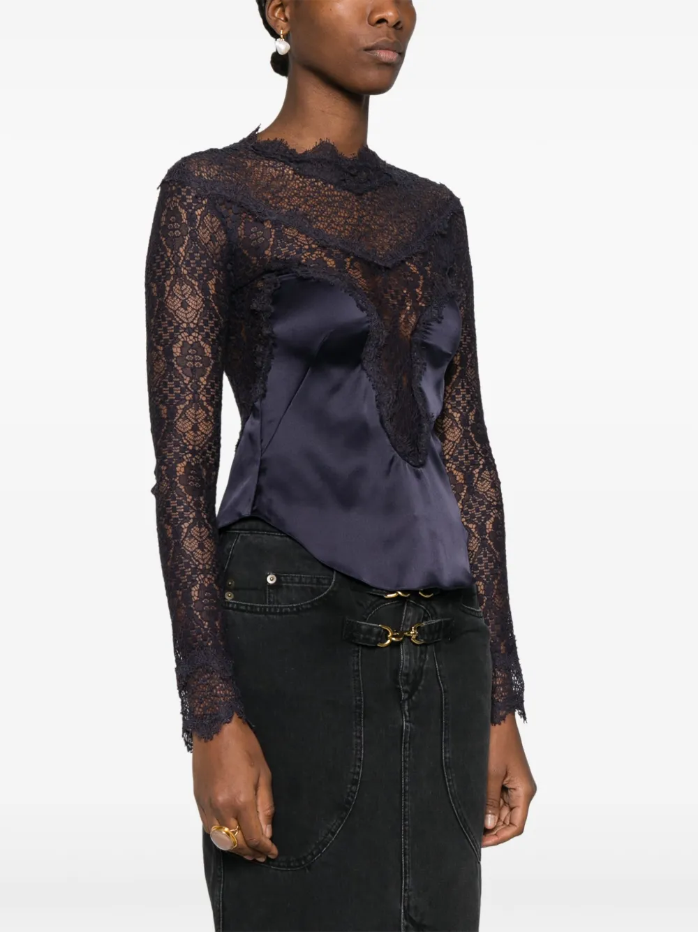 ISABEL MARANT Diem blouse Blauw