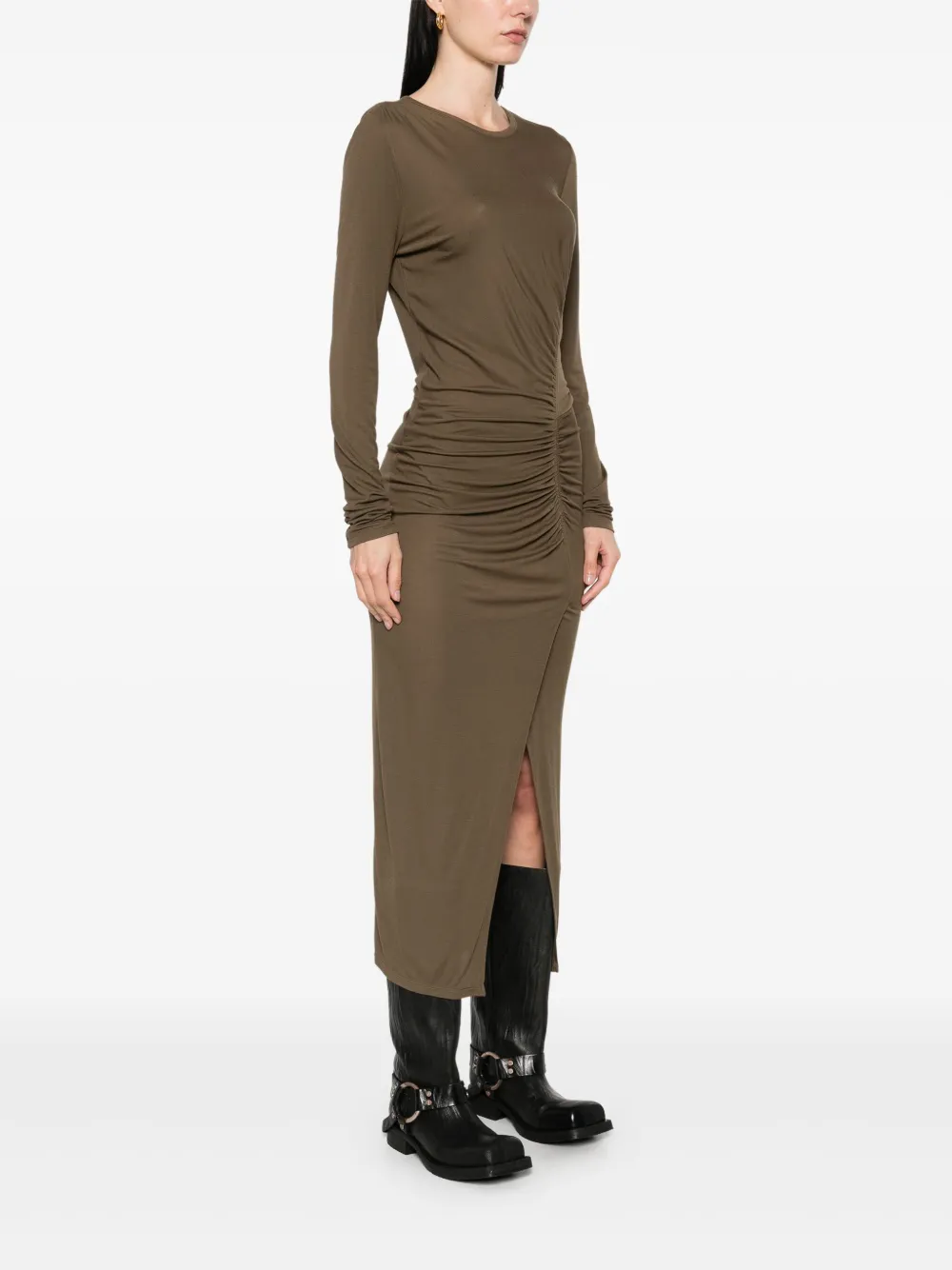 MARANT ÉTOILE Jelina midi-jurk Groen