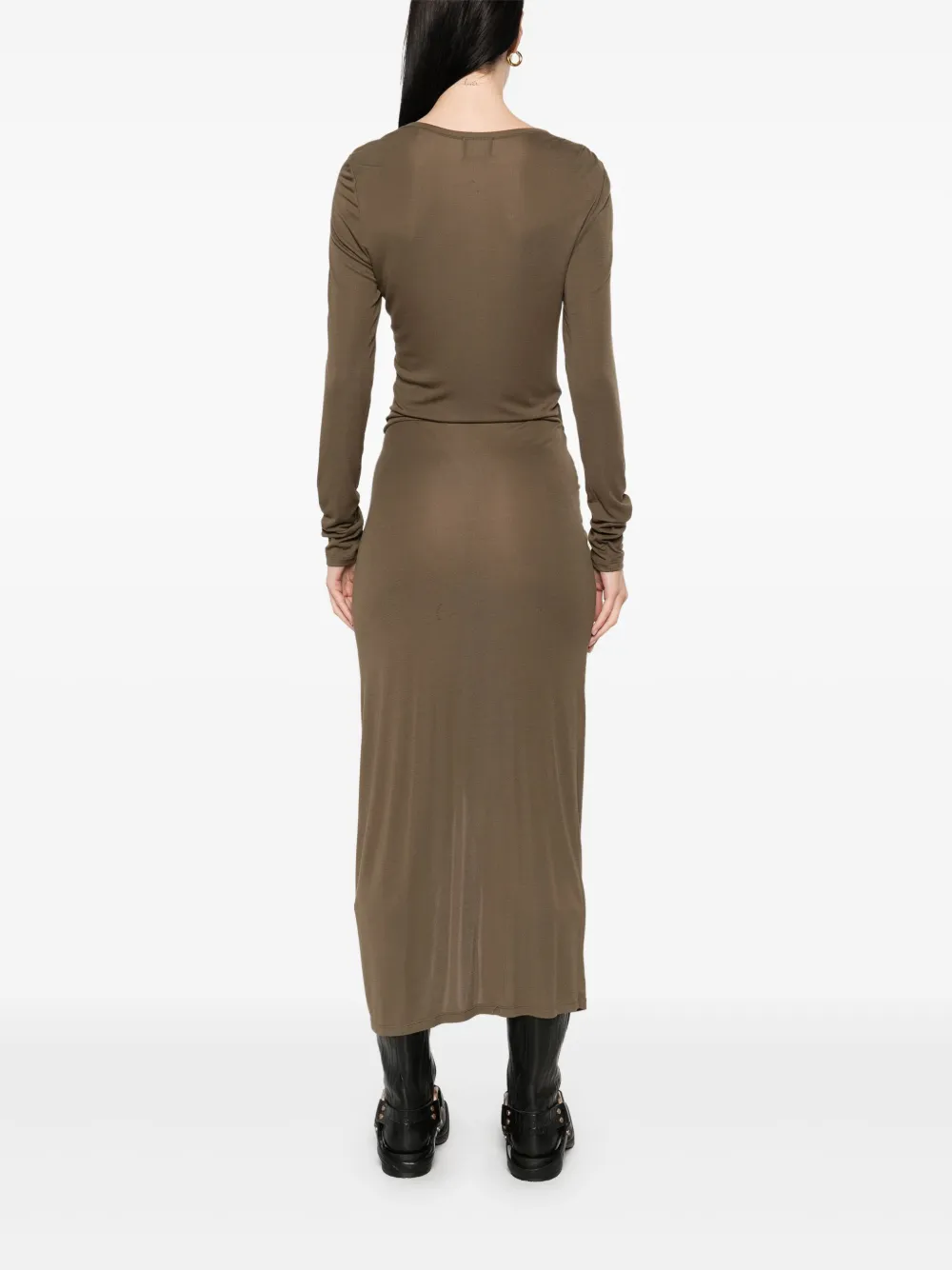MARANT ÉTOILE Jelina midi-jurk Groen