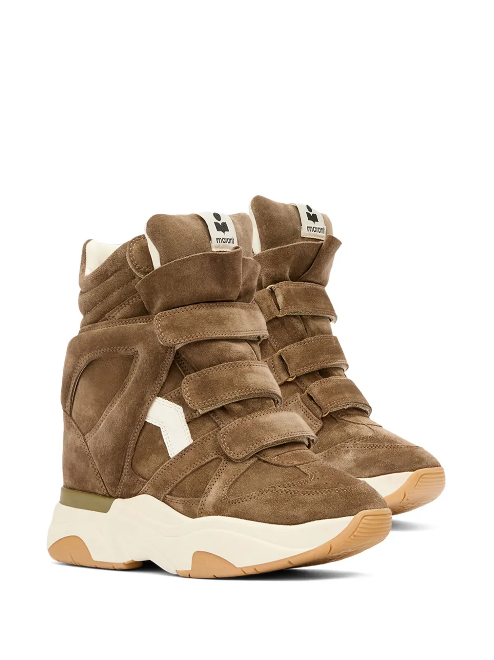 ISABEL MARANT baskets montantes Balskee en daim à semelle compensée | baskets montantes | Image 2