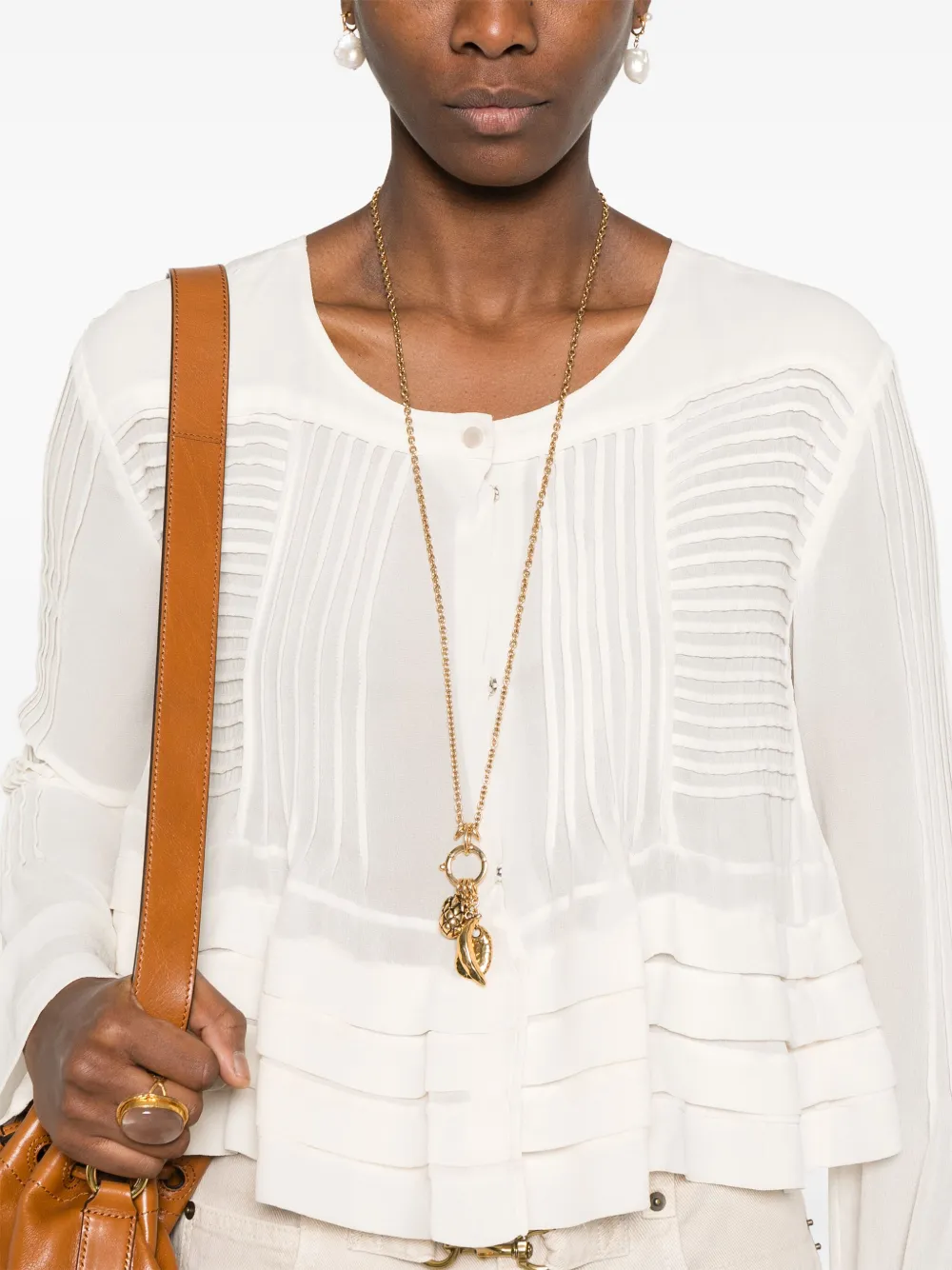 ISABEL MARANT Carolia blouse Beige