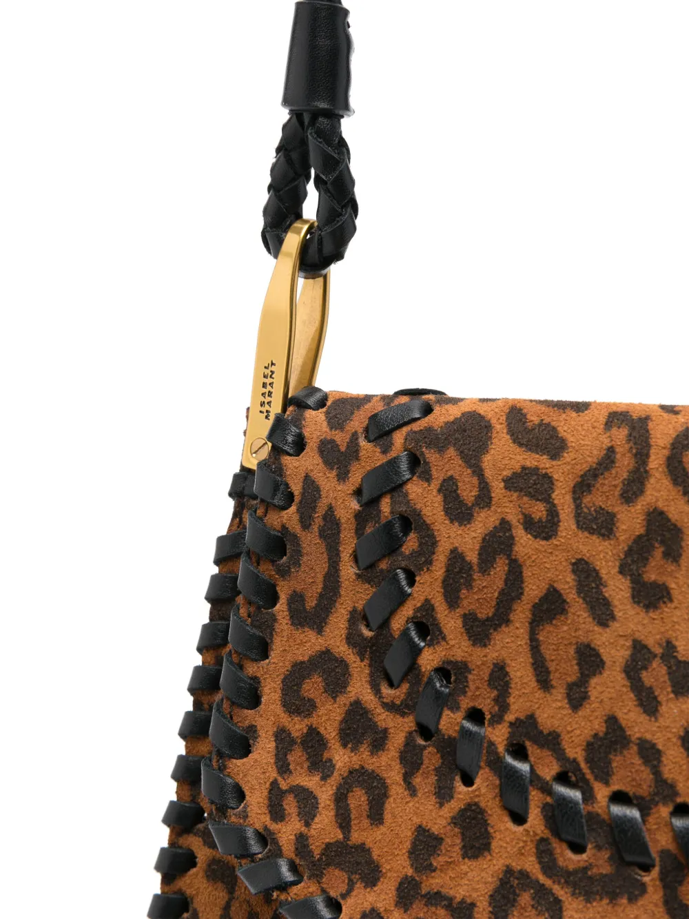 ISABEL MARANT Anahi schoudertas Bruin