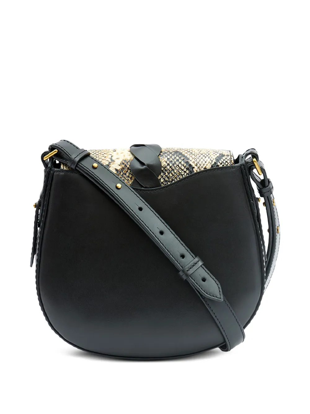 ISABEL MARANT Kleine Altay crossbodytas met slangen-effect Zwart