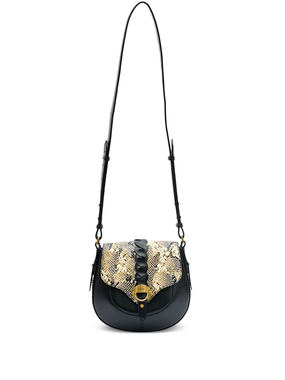ISABEL MARANT Kleine Altay crossbodytas met slangen-effect Zwart