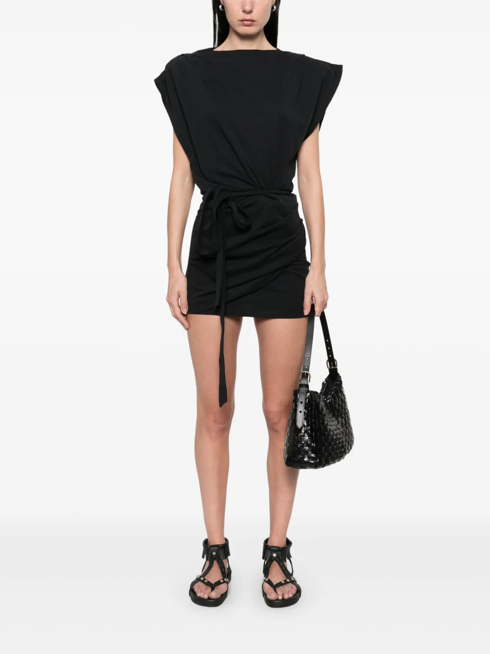 ISABEL MARANT Marielle mini-jurk - Zwart