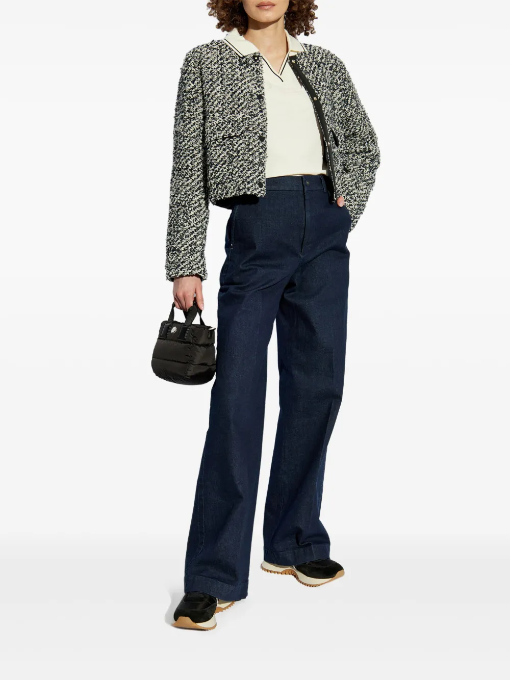 Moncler Dauphin tweed jacket - Zwart