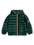 Moncler Enfant logo-patch padded jacket - Green