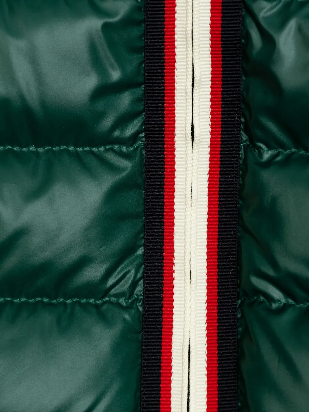 Moncler Enfant Gewatteerd jack met logopatch Groen