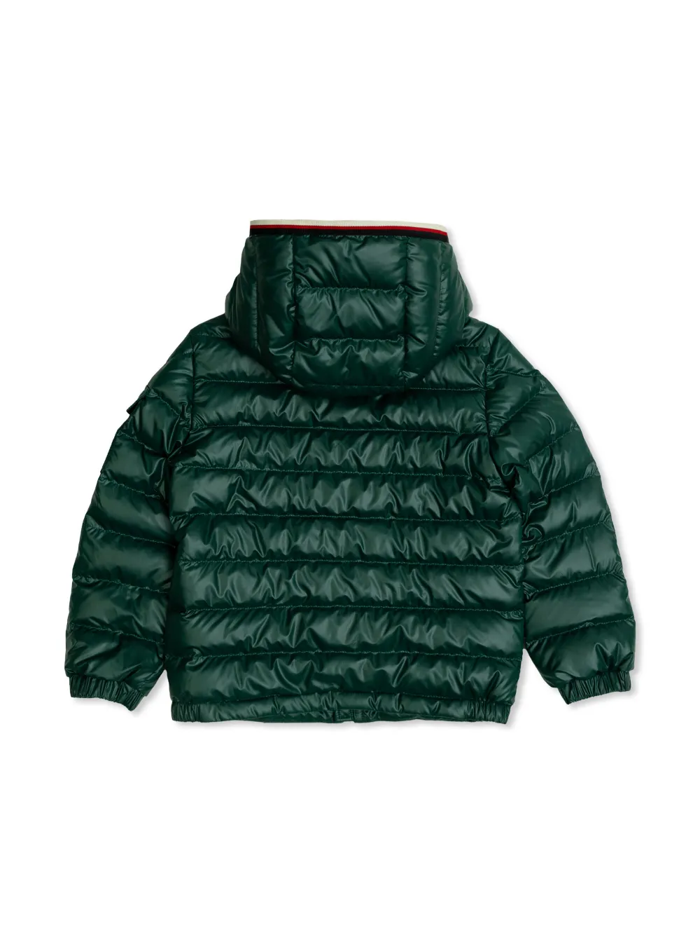 Moncler Enfant Gewatteerd jack met logopatch Groen