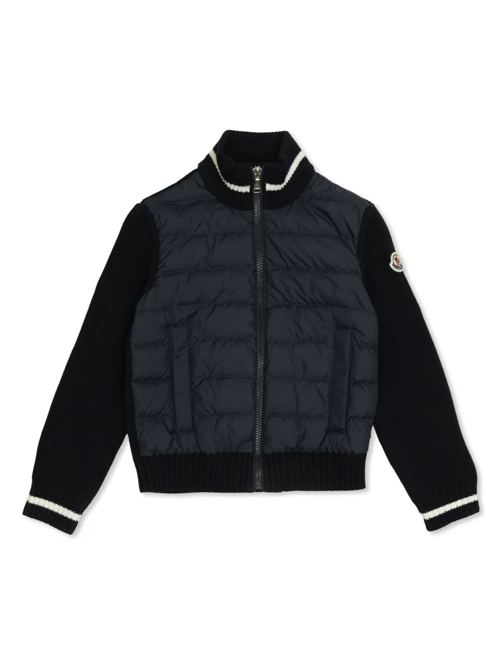 Moncler Enfant Jack met logopatch Blauw