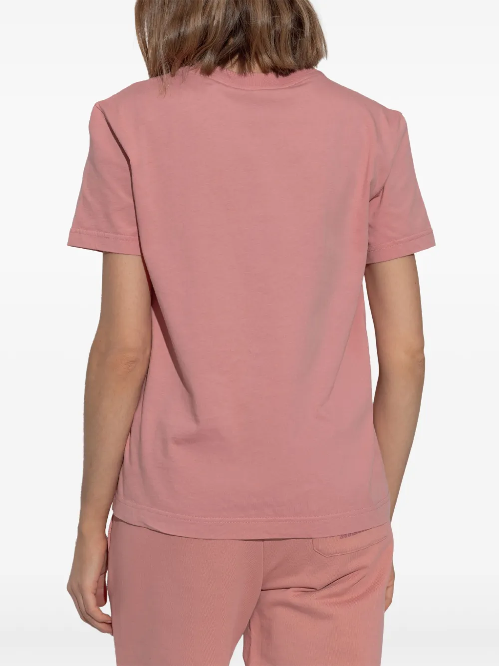 Dolce & Gabbana Logo-print T-shirt In Pink