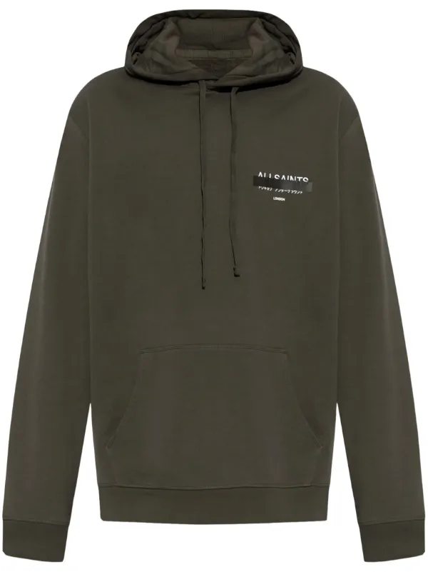 AllSaints Redact Hoodie Black FARFETCH IN