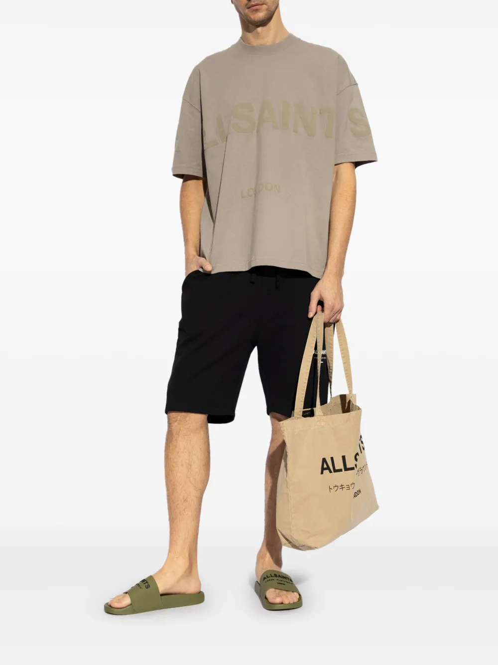 AllSaints Biggy T-shirt - Beige