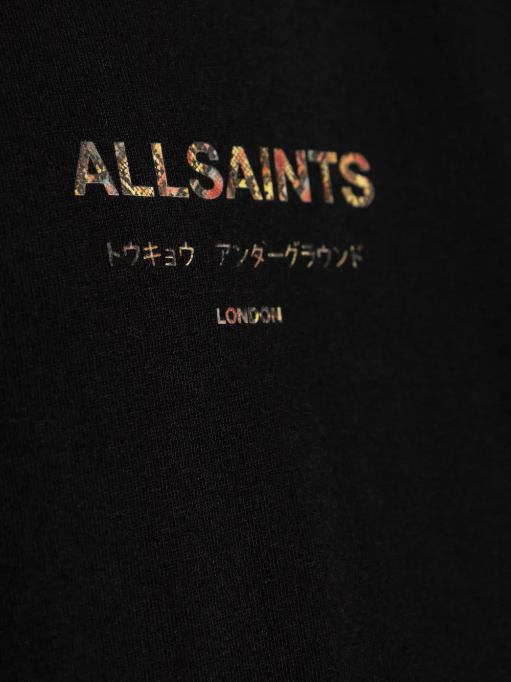 AllSaints Underground T-shirt Zwart