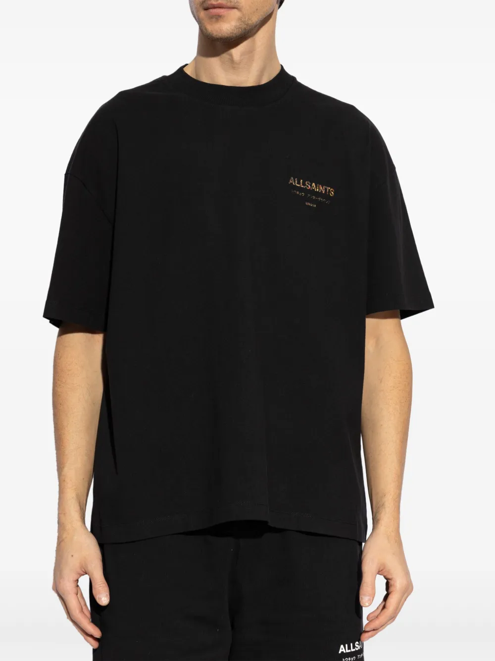 AllSaints Underground T-shirt Zwart