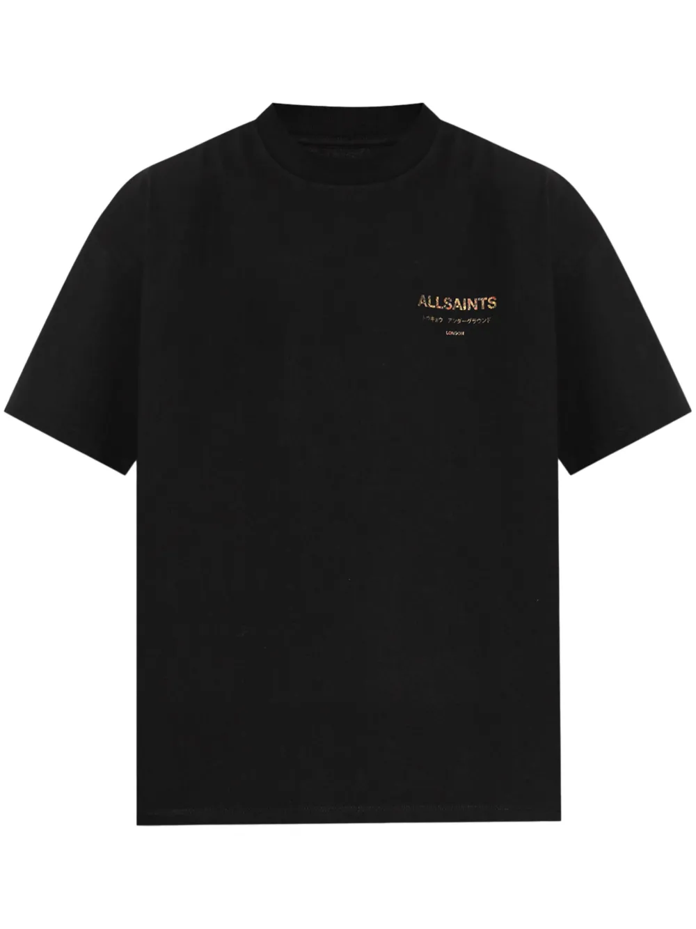 AllSaints Underground T-shirt Zwart