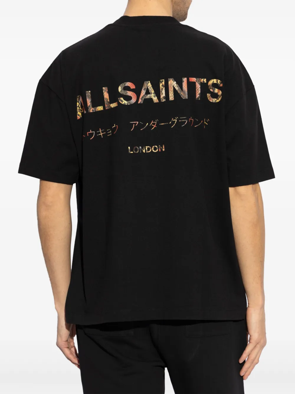 AllSaints Underground T-shirt Zwart