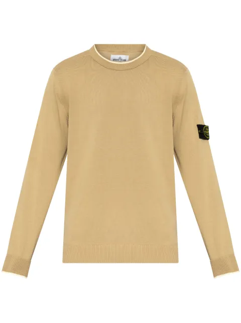 Stone Island suéter con distintivo Compass