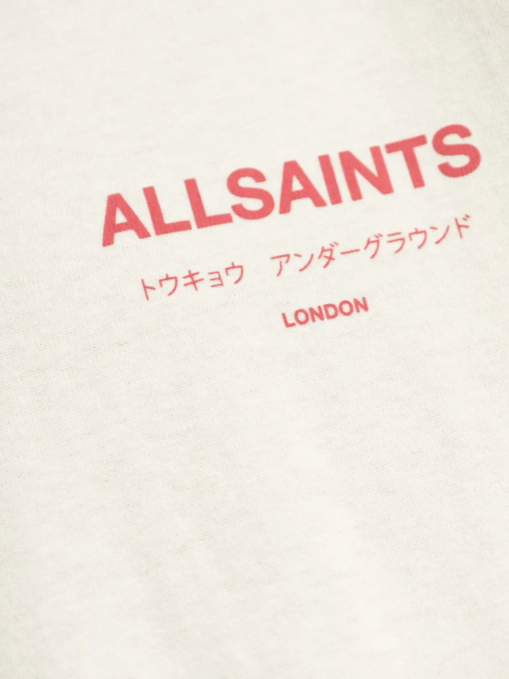 AllSaints Underground T-shirt Wit