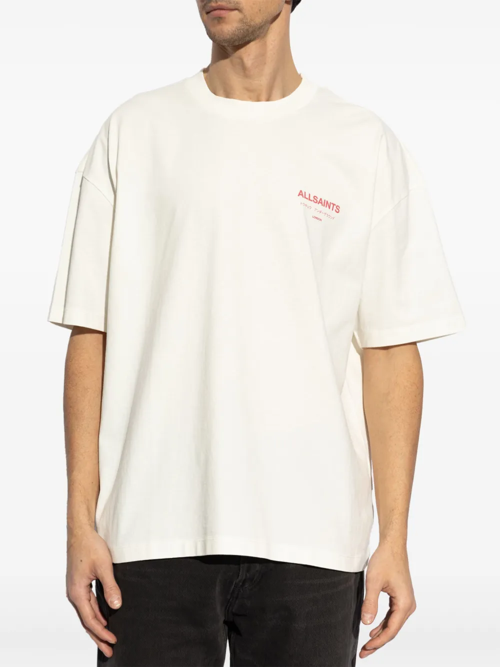 AllSaints Underground T-shirt Wit