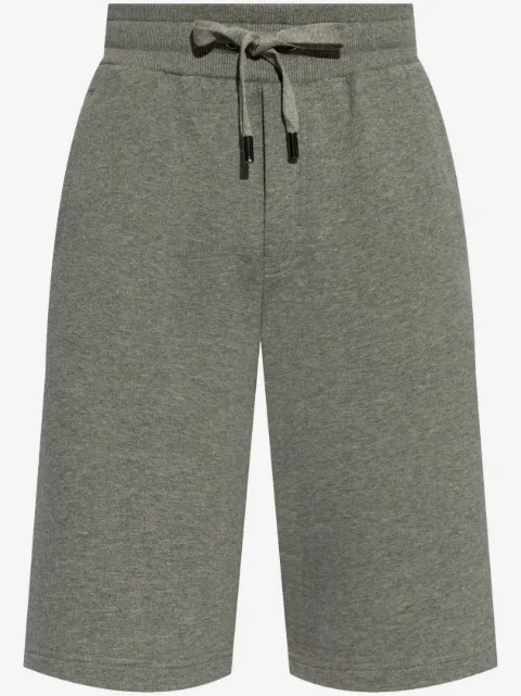 Dolce & Gabbana logo-plaque track shorts
