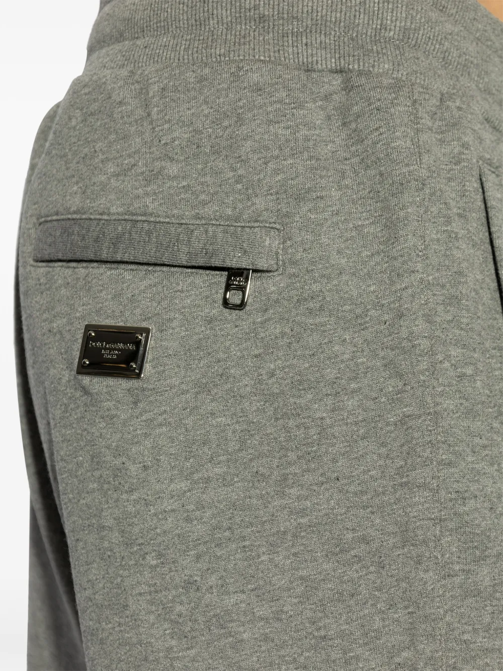 Dolce & Gabbana Trainingsshorts met logoplakkaat Grijs