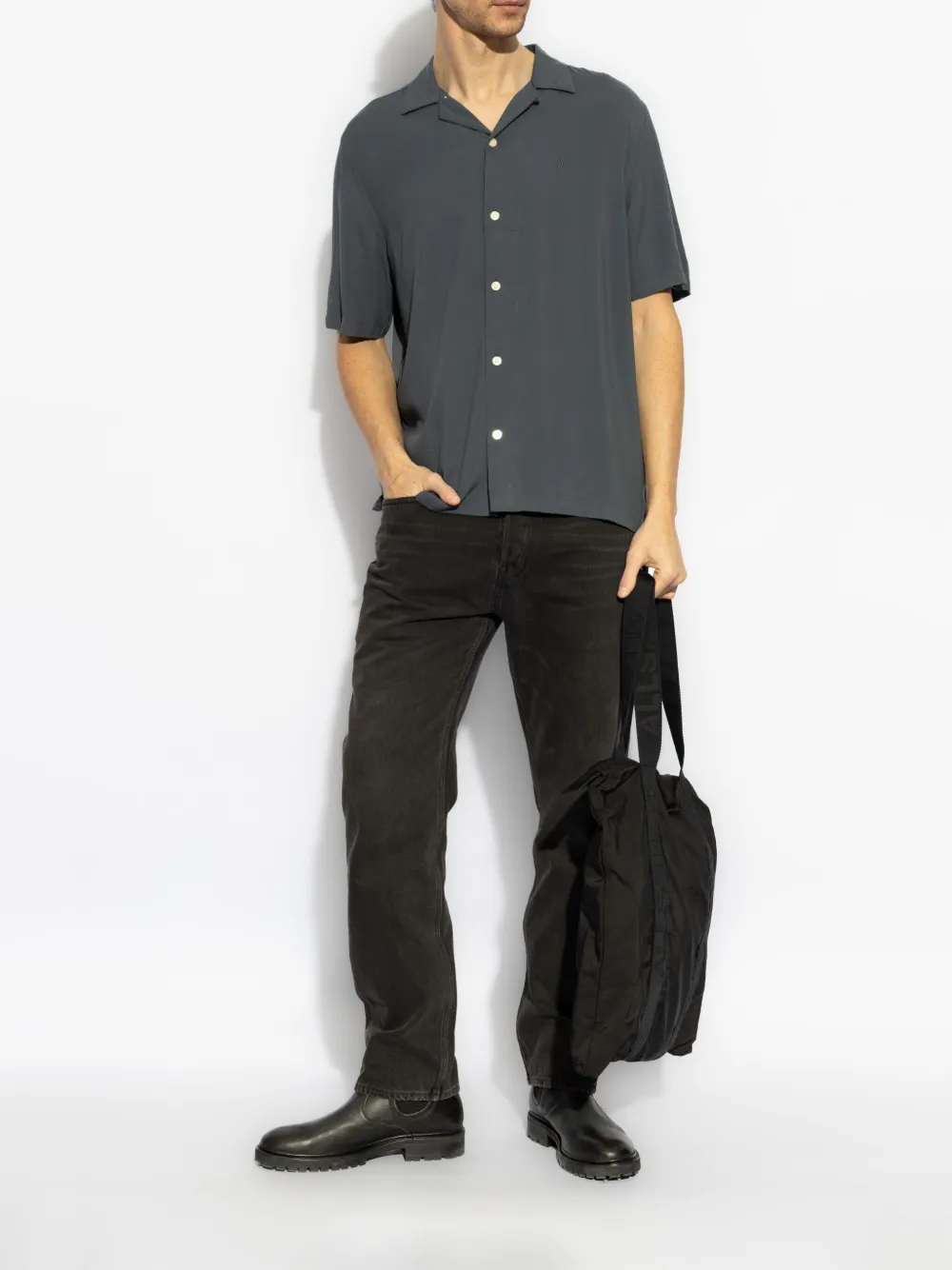 AllSaints Venice overhemd Grijs