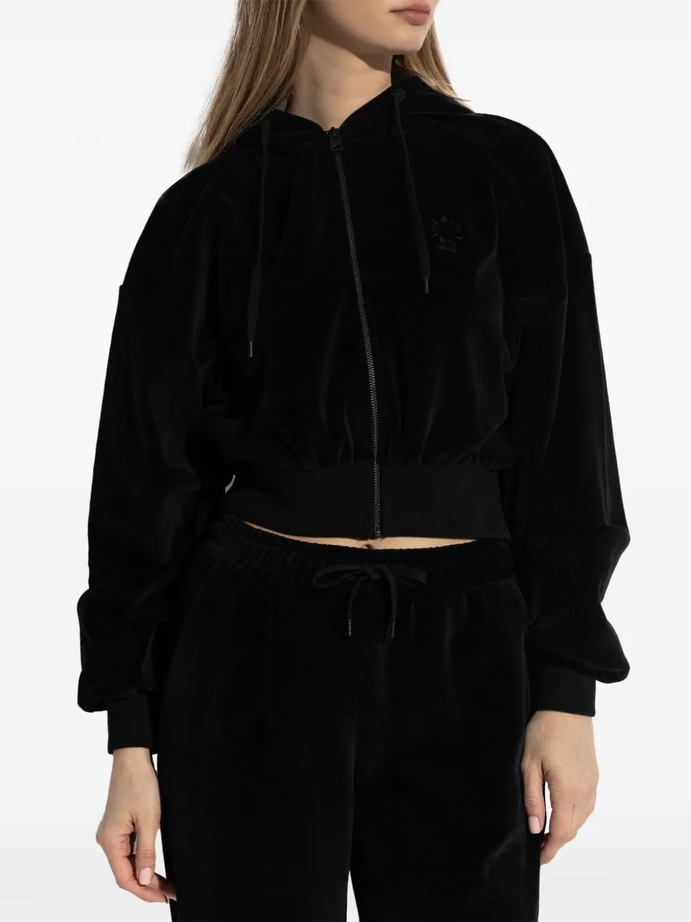 AllSaints Vinny hoodie met rits Zwart