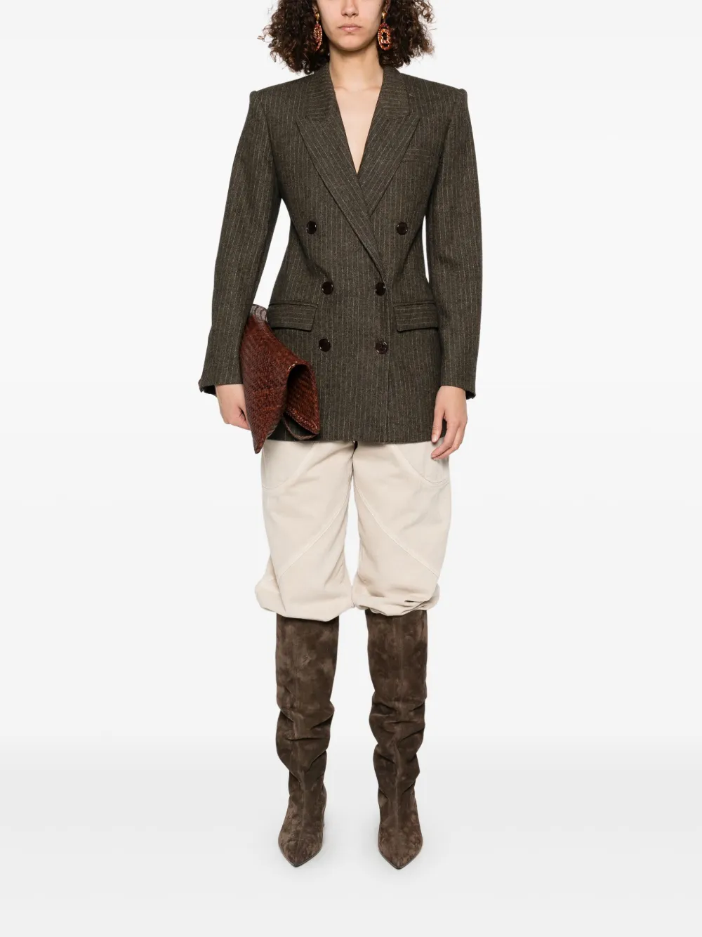 ISABEL MARANT Jevima blazer Bruin