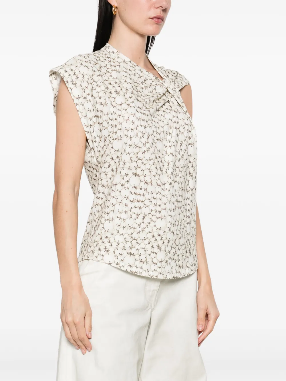 ISABEL MARANT Nayda T-shirt Beige