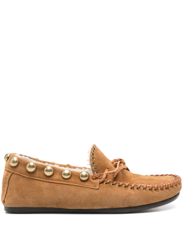 Isabel Marant Fitza Loafers in Neutrals