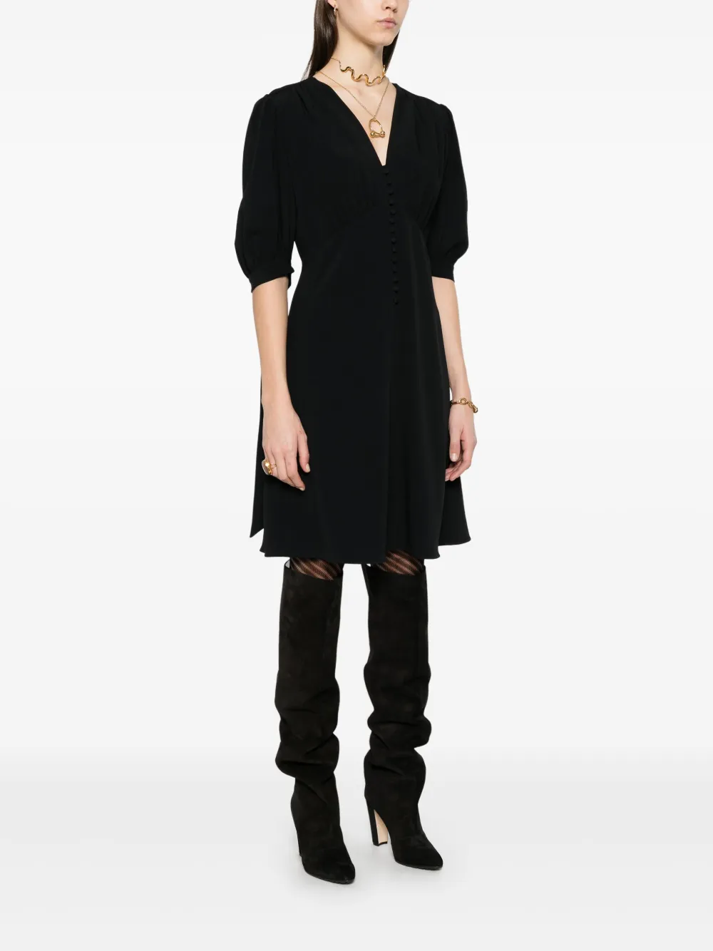 CHLOÉ CREPE A-LINE DRESS 