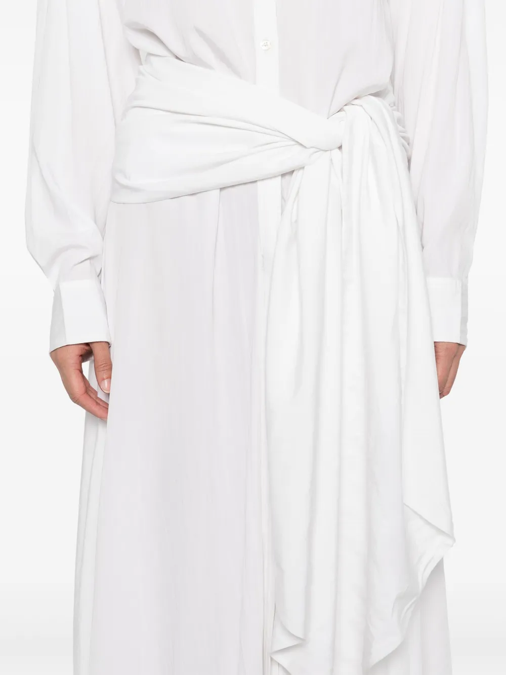 ISABEL MARANT Samantha maxi-jurk Wit