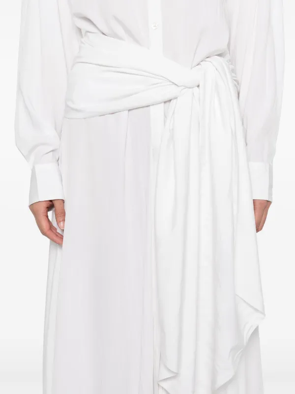 【送料&関税込】Marant Atoile aralia White Dress With Round ARALIA DRESS Woman ecru | ISABEL MARANT Official online store