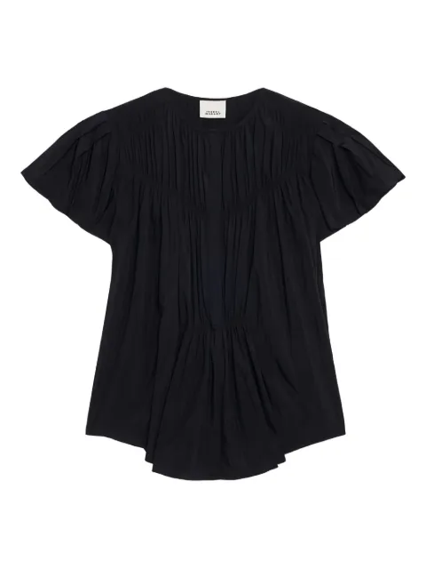 ISABEL MARANT blusa con mangas fruncidas