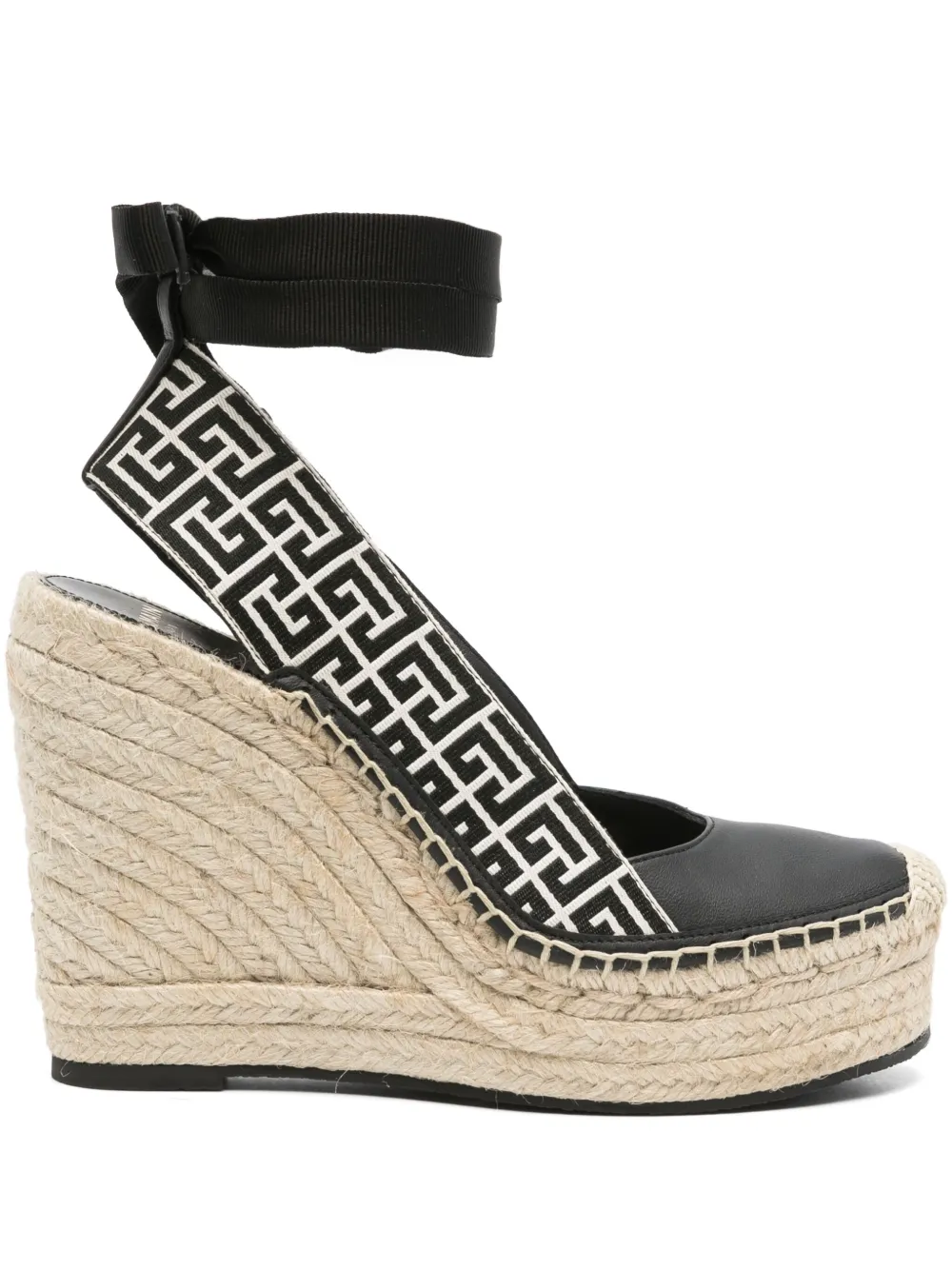 Balmain 120 mm Alex espadrilles Zwart