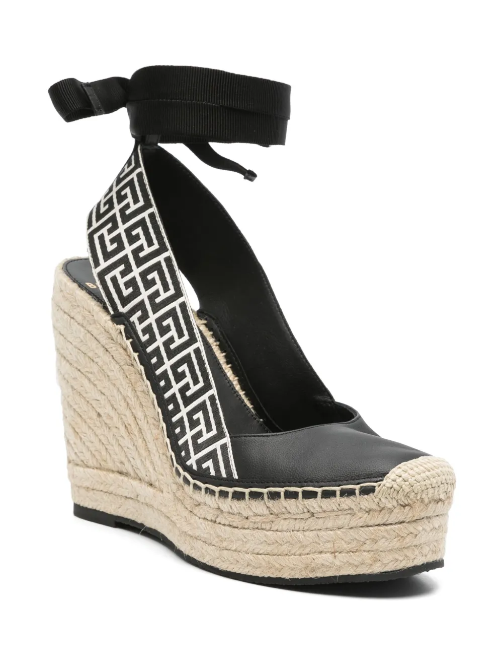 Balmain 120mm Alex espadrilles Black