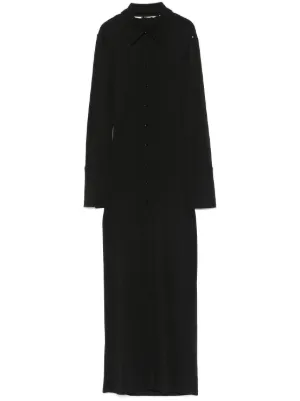 SPORTMAX Nicchia マキシドレス Sportmax Nicchia Maxi Dress | Black | FARFETCH OM