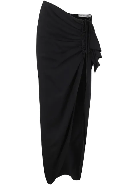 Christopher Esber ruched midi skirt