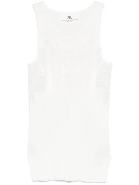 Ermanno Scervino camiseta con aplique floral