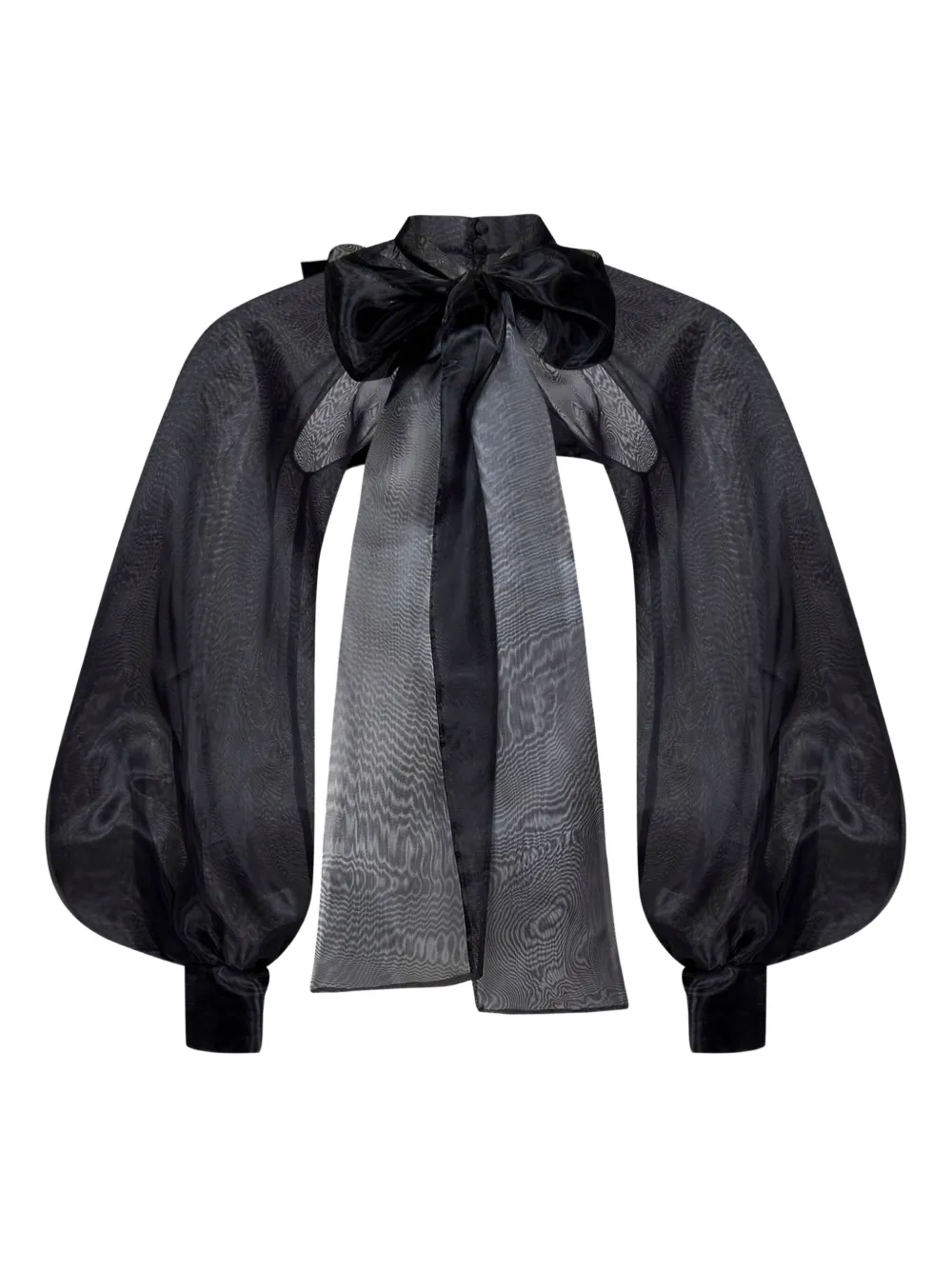 ROOM76 cropped blouse | Black | Image 1