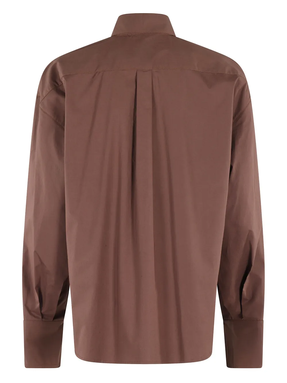 Federica Tosi poplin shirt - Bruin