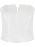 Federica Tosi sequined tank top - White