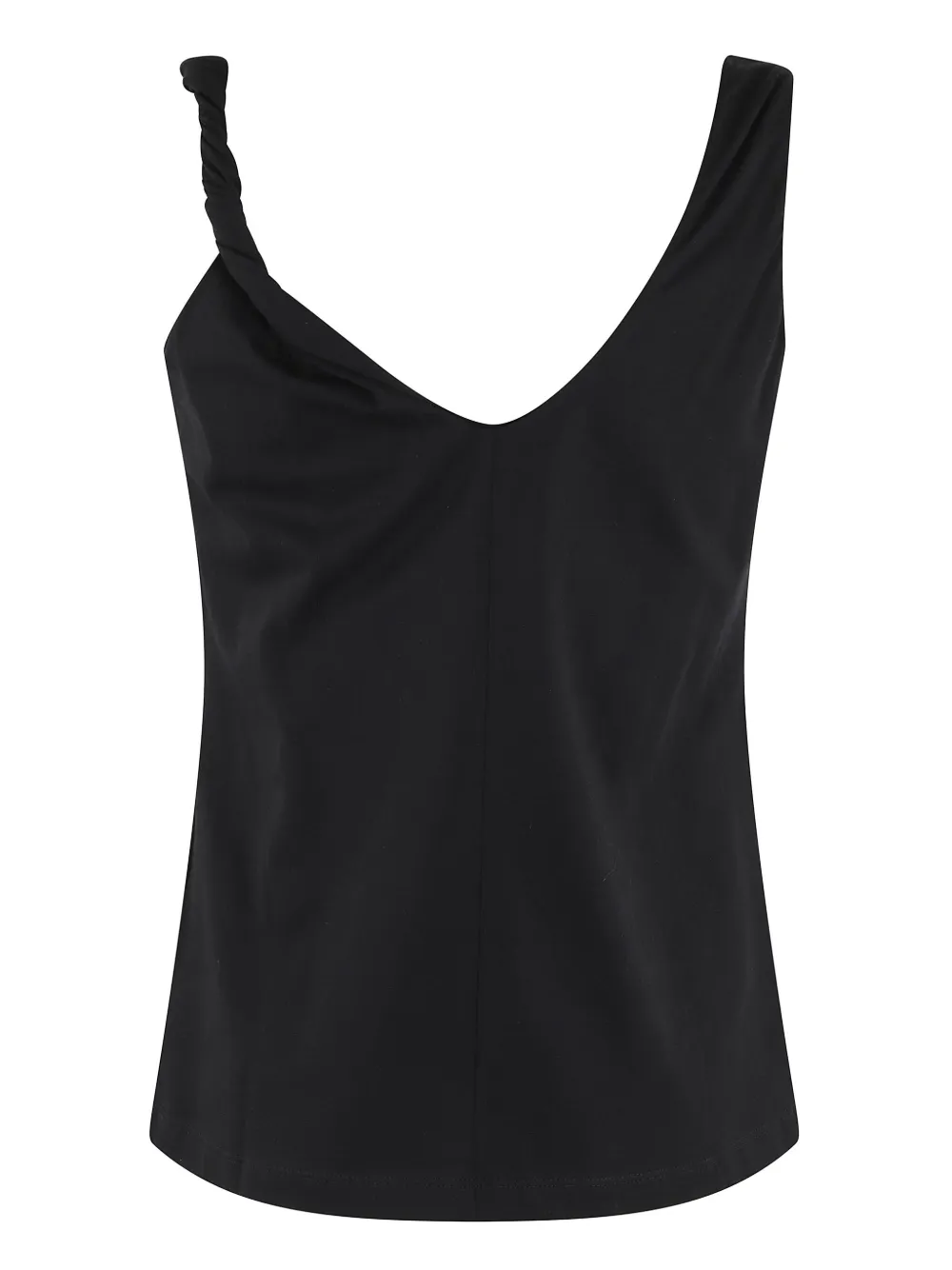 Federica Tosi jersey tank top - Zwart