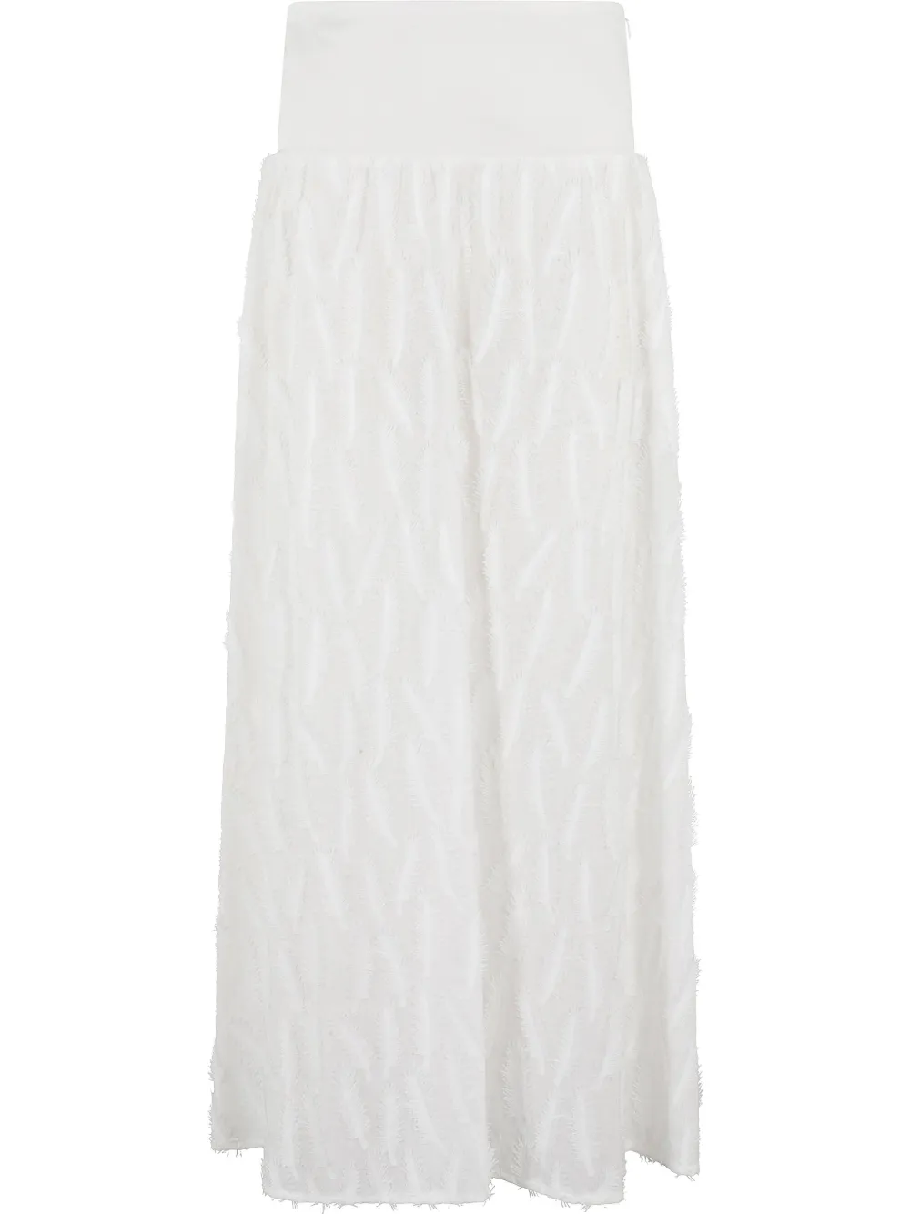 Shop Federica Tosi Cotton Maxi Skirt In White