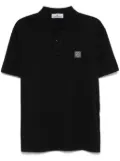 Stone Island Compass-patch polo shirt - Black