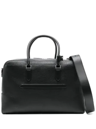 【あす楽対応】 Smythson ボストンバッグ | ブラック | FARFETCH JP バッグ