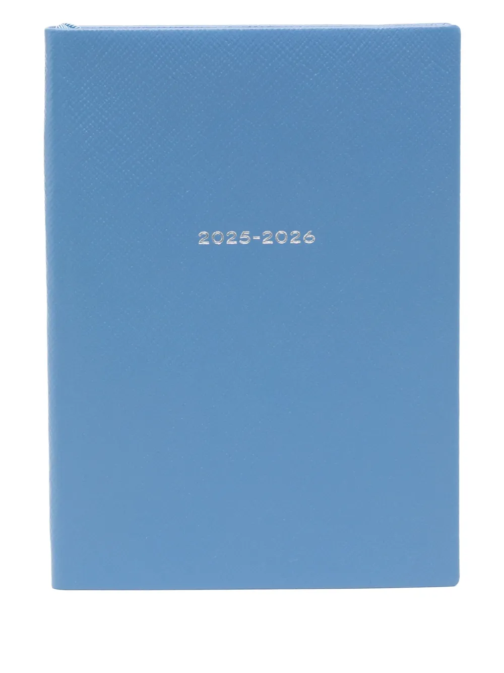 Smythson 2025-2026 pastegrain weekly diary | Blue | Image 1